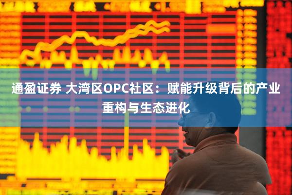 通盈证券 大湾区OPC社区:赋能升级背后的产业重构与生态进化