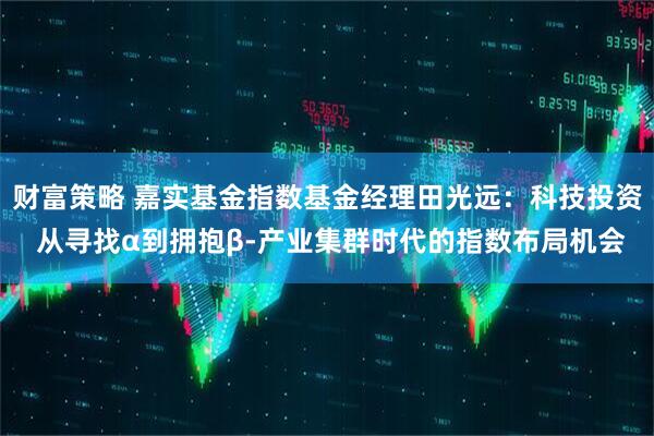 财富策略 嘉实基金指数基金经理田光远：科技投资 从寻找α到拥抱β-产业集群时代的指数布局机会