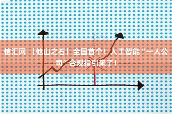 信汇网 【他山之石】全国首个！人工智能“一人公司”合规指引来了！
